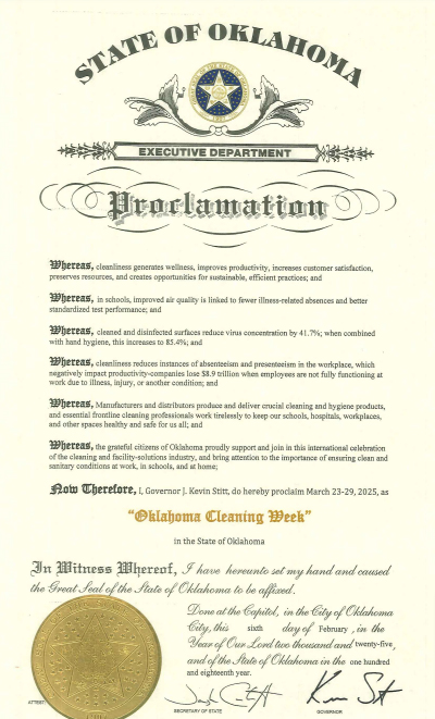 Oklahoma State Proclamation