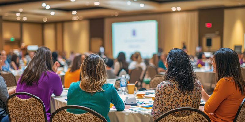women sitting at a conference table together