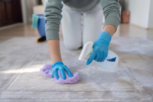 Carpet cleaning training hands-on stain removal demonstration