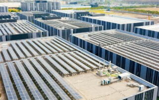 Sustainability in facility management: A modern facility showcasing clean and green practices
