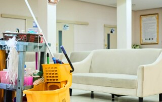 LEED v5 green cleaning practices in commercial facility.