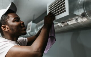 Improve indoor air quality through cleaning standards and facility maintenance