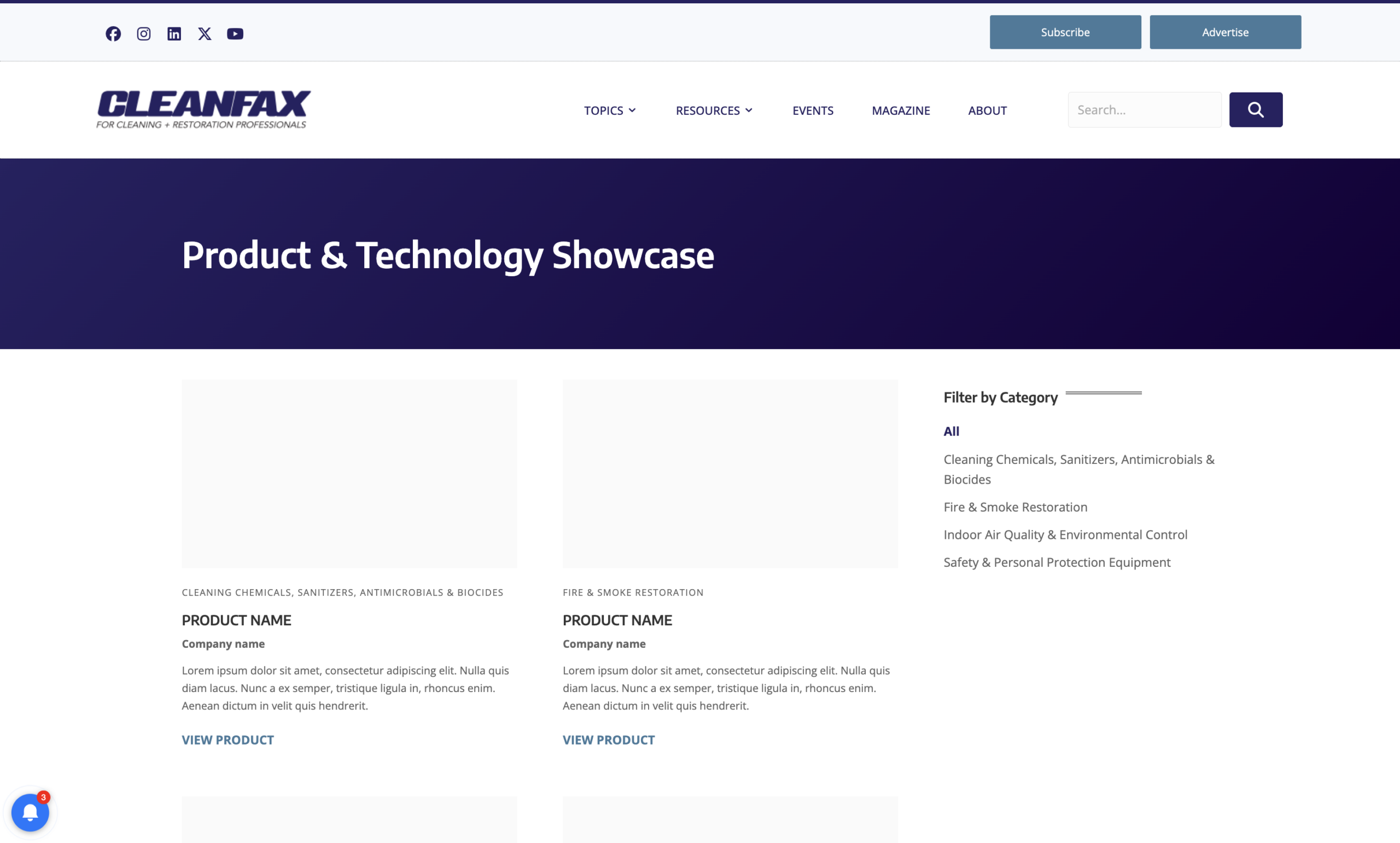 Cleanfax Product Showcase